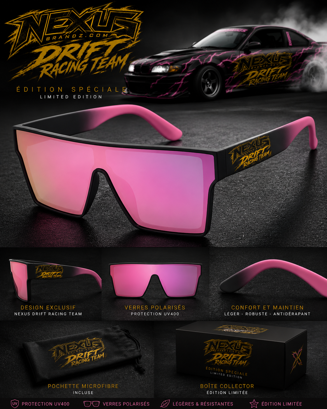PINK SIDEWAYS DRIFT